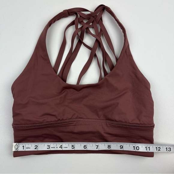 Lululemon Free To Be Moved Bra Red Dust - Picture 2 of 4